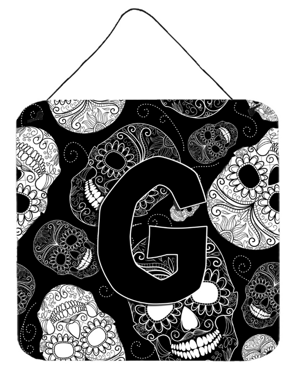 Letter Day of the Dead Skulls Wall or Door Hanging Prints - 615872985111