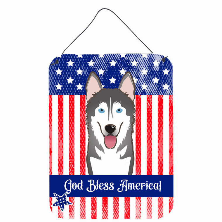 American Flag Design with Dog Wall or Door Hanging Prints - 638508213051