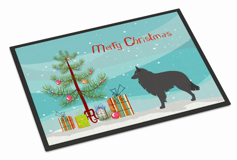 Merry Christmas Tree Dog Indoor or Outdoor Mat - 638508993991
