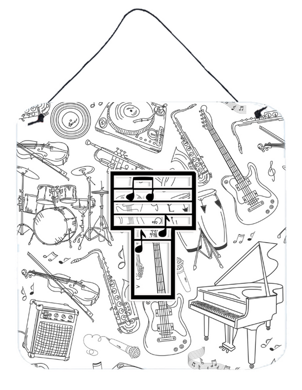 Musical Note Letters Wall or Door Hanging Prints - 615872984985