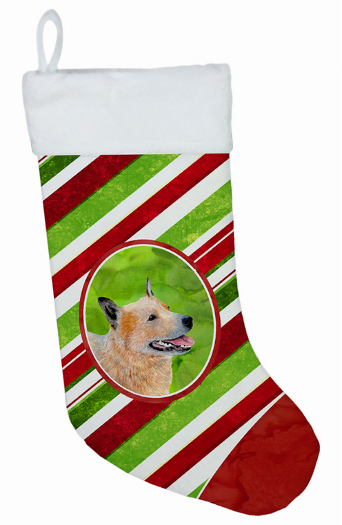 Dog and Christmas Candy Christmas Stocking - 705332016636