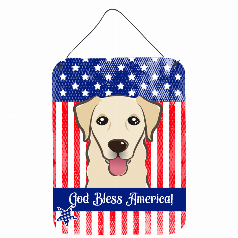 American Flag Design with Dog Wall or Door Hanging Prints - 638508213396