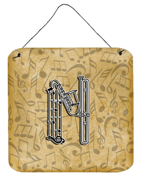 Musical Instrument Alphabet Wall or Door Hanging Prints - 615872984145