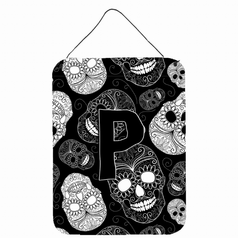 Letter Day of the Dead Skulls Wall or Door Hanging Prints - 638508029065