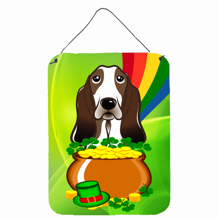 St. Patrick's Day Design with Dog Wall or Door Hanging Prints - 638508211446