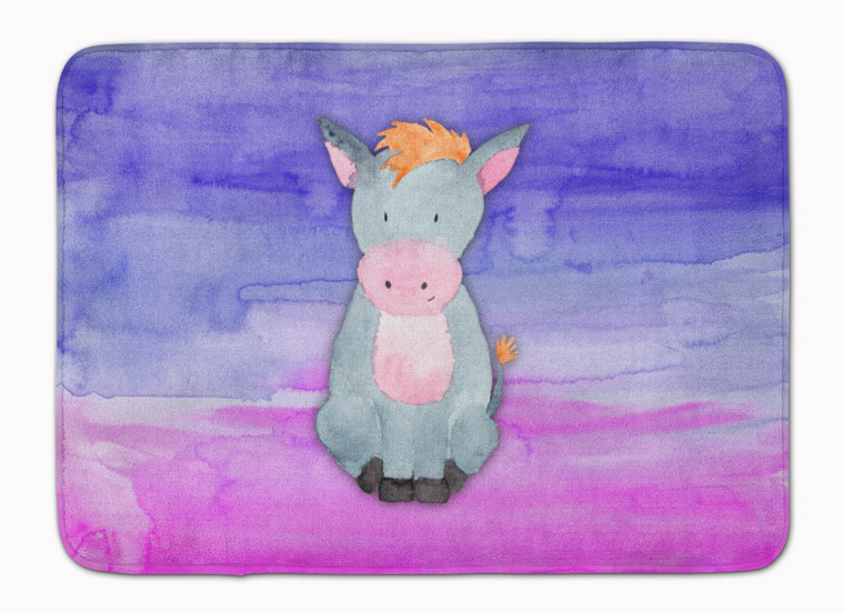 Animal Watercolor Art Machine Washable Memory Foam Mat - 638508851062