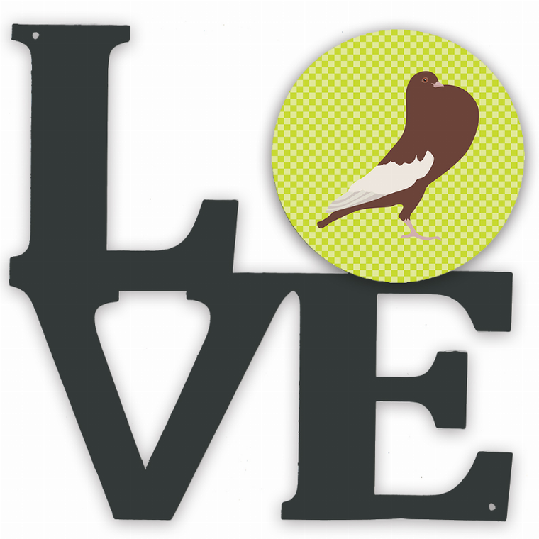 Bird Profile Artwork Metal LOVE Wall Decor - 194030200070