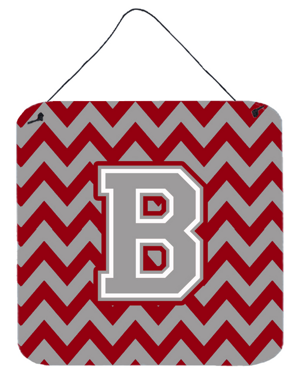 Monogram Letter Chevron Wall or Door Hanging Prints - 638508294869