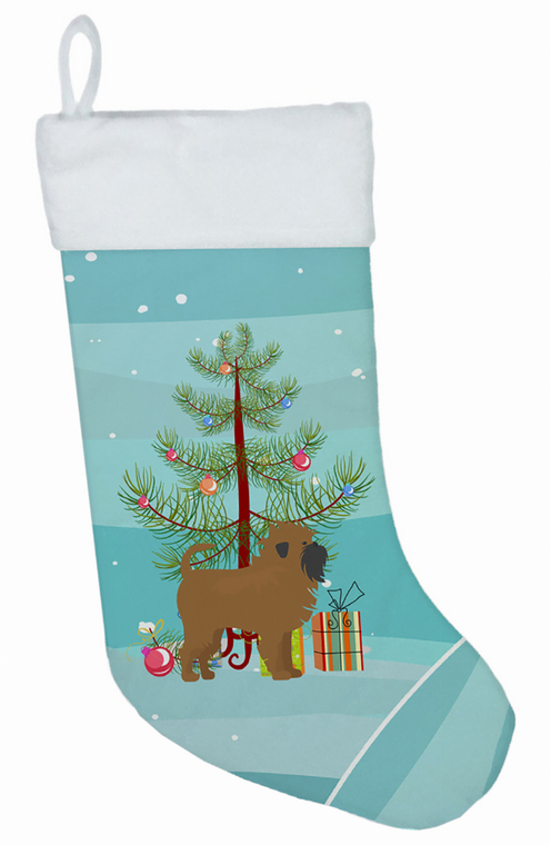 Christmas Tree and Dog on Christmas Stocking - 194030054796