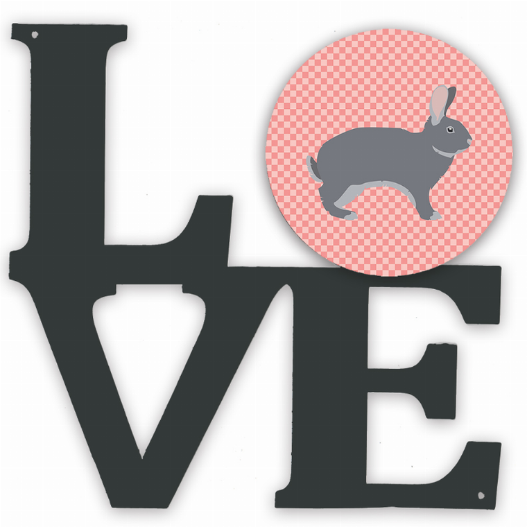 Animal Profile Artwork Metal LOVE Wall Decor - 194030201930