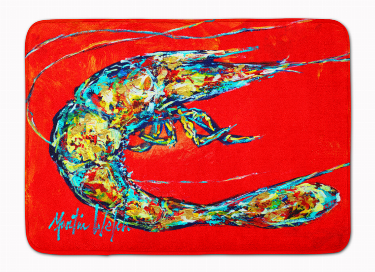 Sealife/Crab Themed Art Washable Memory Foam Mat - 638508647405