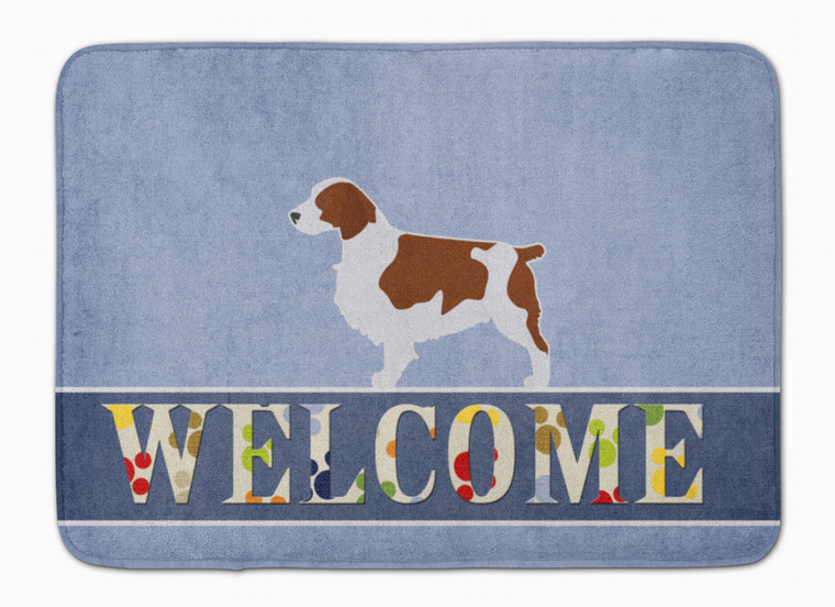Dog Breed Print Machine Washable Memory Foam Welcome Mat - 638508702968