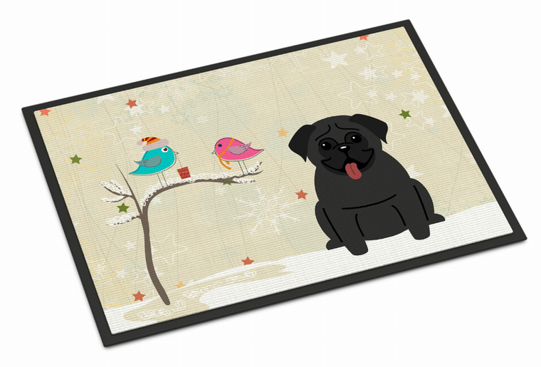 Christmas Presents Between Friends Dog Art Indoor or Outdoor Mat - 638508410979