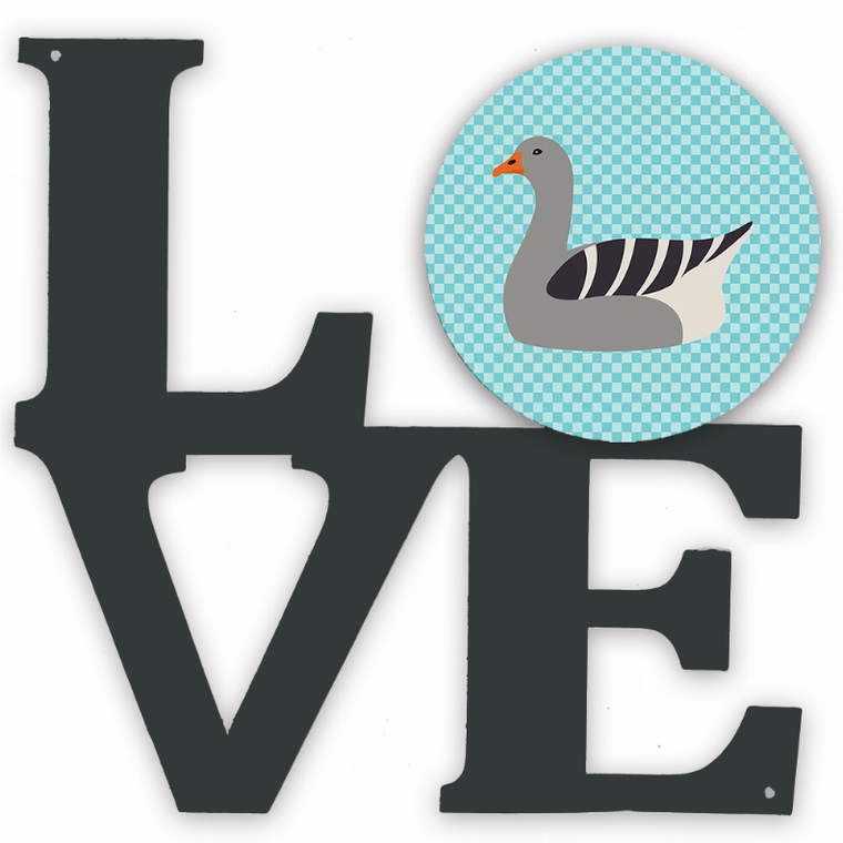 Bird Profile Artwork Metal LOVE Wall Decor - 194030202944