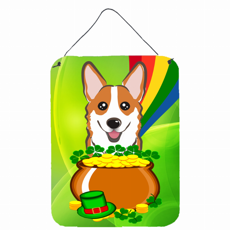 St. Patrick's Day Design with Dog Wall or Door Hanging Prints - 638508211552