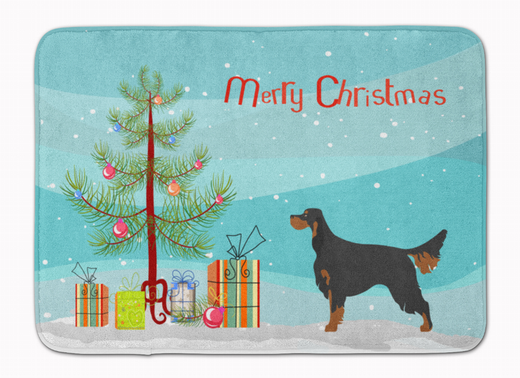 Merry Christmas Tree Dog Machine Washable Memory Foam Mat - 638508997777