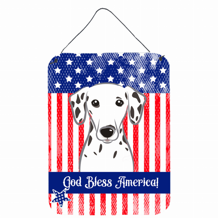 American Flag Design with Dog Wall or Door Hanging Prints - 638508212979