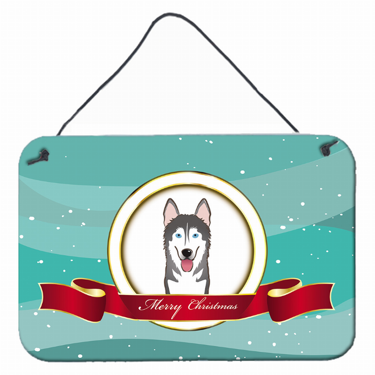 Merry Christmas Design with Dog Art Wall or Door Hanging Prints - 638508099464