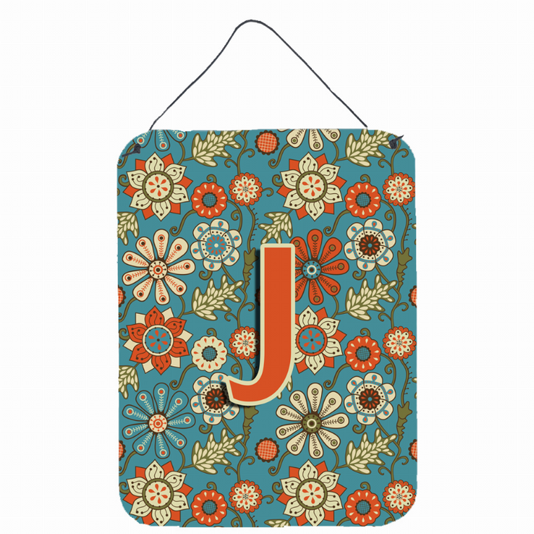 Flowers Initial Wall or Door Hanging Prints - 638508030047