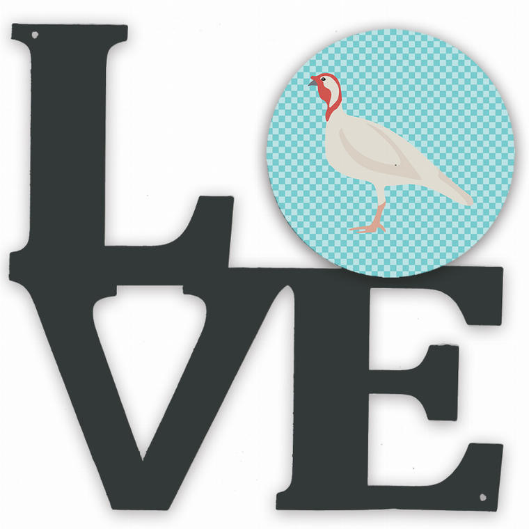 Bird Profile Artwork Metal LOVE Wall Decor - 194030203903
