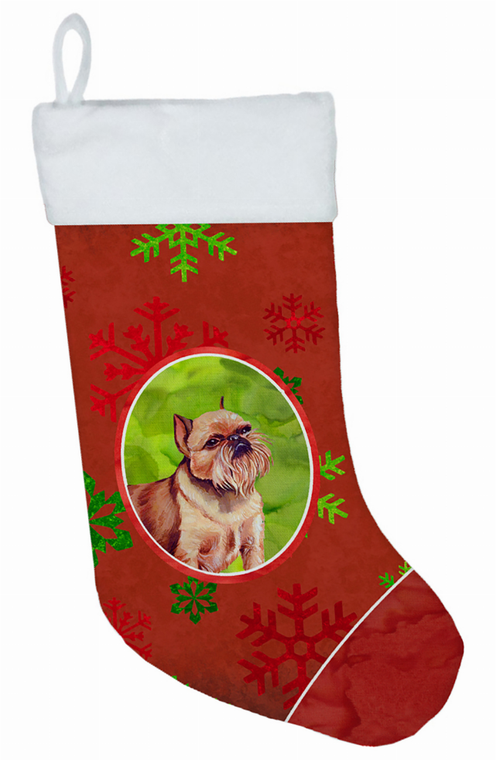 Dog and Christmas Snowflakes Christmas Stocking - 705332017053