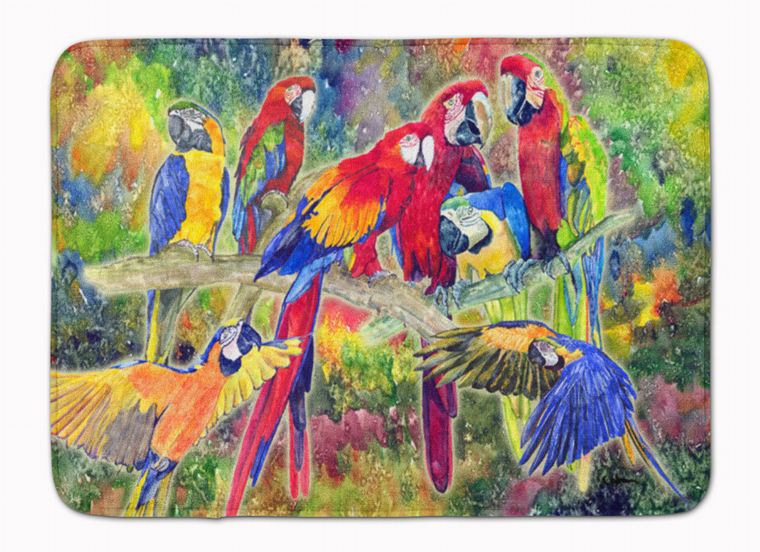Bird Art Machine Washable Memory Foam Mat - 638508628336