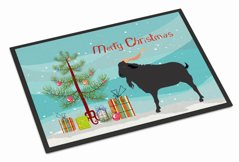 Goat Art Christmas Indoor or Outdoor Mat - 652259117598