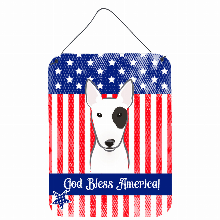 American Flag Design with Dog Wall or Door Hanging Prints - 638508212962