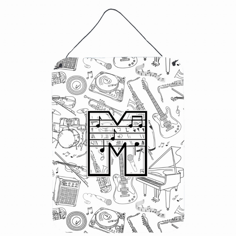 Musical Note Letters Wall or Door Hanging Prints - 638508028778