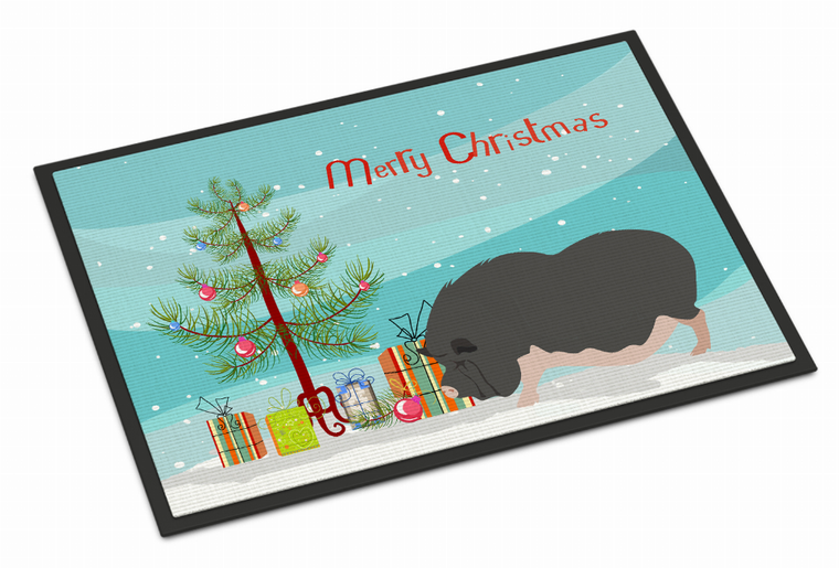 Pig Art Christmas Indoor or Outdoor Mat - 652259123407