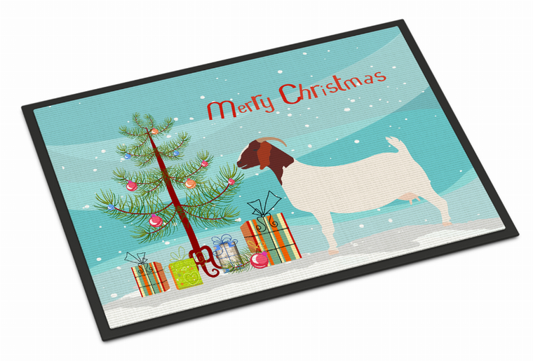 Goat Art Christmas Indoor or Outdoor Mat - 652259122851