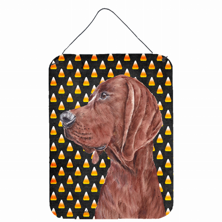 Candy Corn Halloween Design with Dog Wall or Door Hanging Prints - 615872848423