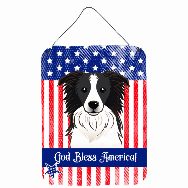 American Flag Design with Dog Wall or Door Hanging Prints - 638508213280