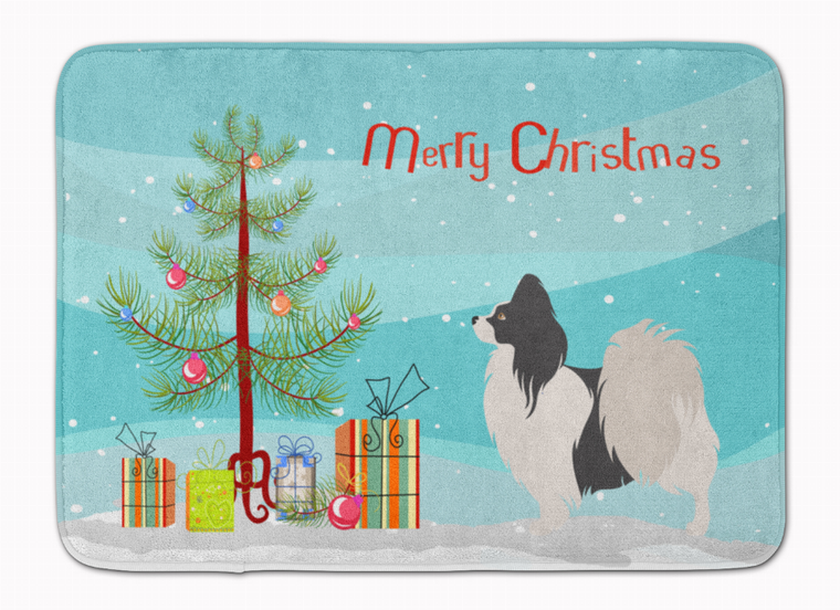 Merry Christmas Tree Dog Machine Washable Memory Foam Mat - 638508998255