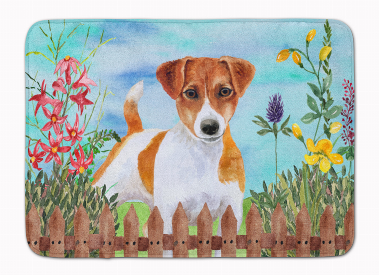 Spring Dog Art Machine Washable Memory Foam Mat - 652259183845
