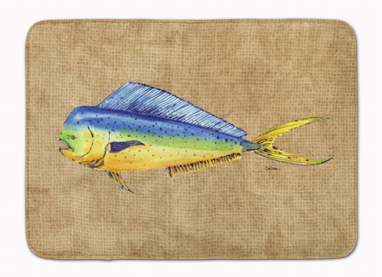 Fish Machine Washable Memory Foam Mat - 638508629357