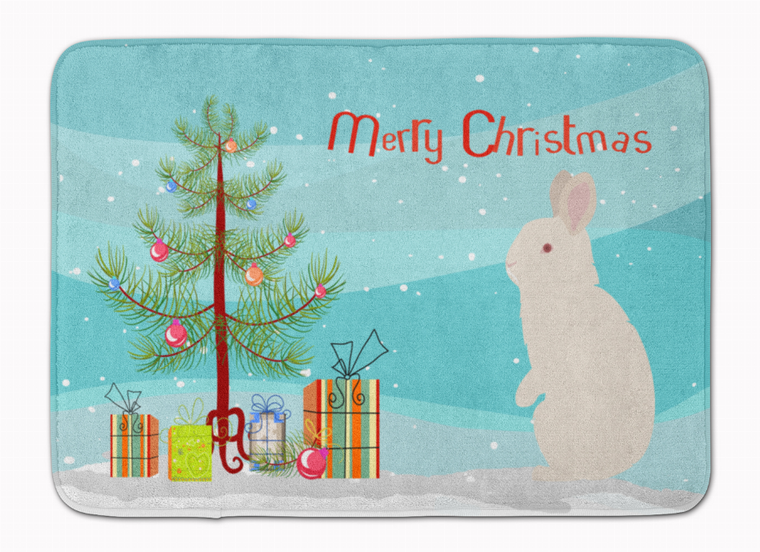 Rabbit Christmas Machine Washable Memory Foam Mat - 652259132348