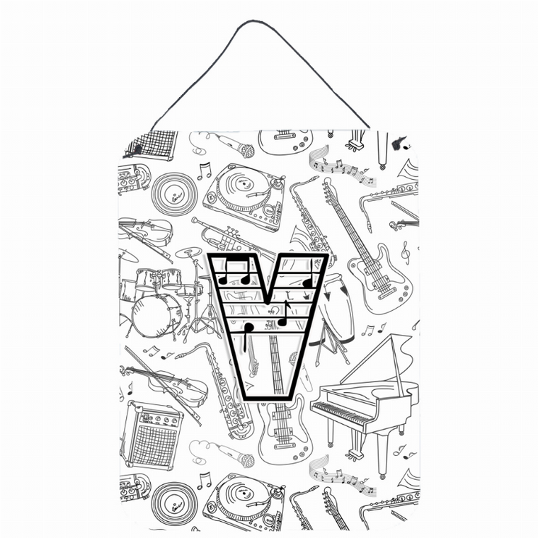 Musical Note Letters Wall or Door Hanging Prints - 638508028860