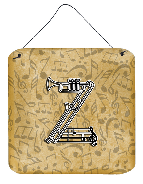 Musical Instrument Alphabet Wall or Door Hanging Prints - 615872984268