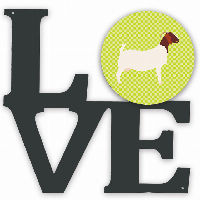 Animal Profile Artwork Metal LOVE Wall Decor - 194030199398