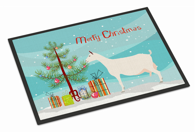 Goat Art Christmas Indoor or Outdoor Mat - 652259122882