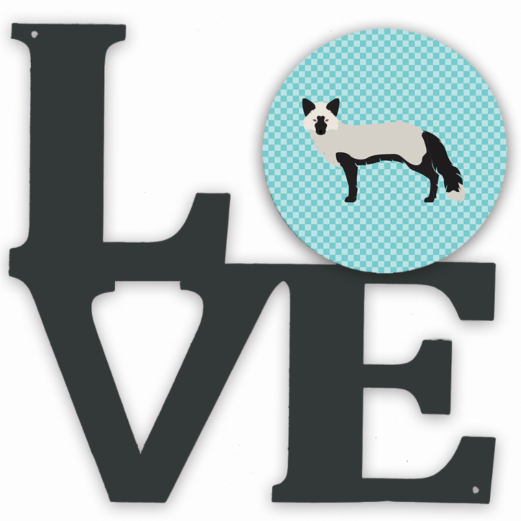 Animal Profile Artwork Metal LOVE Wall Decor - 194030202722