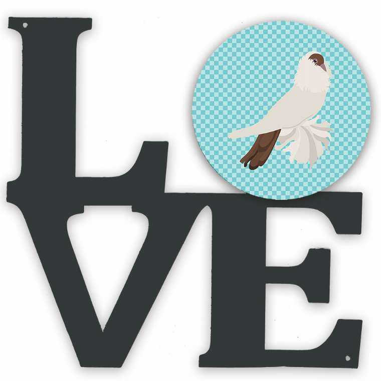 Bird Profile Artwork Metal LOVE Wall Decor - 194030203453