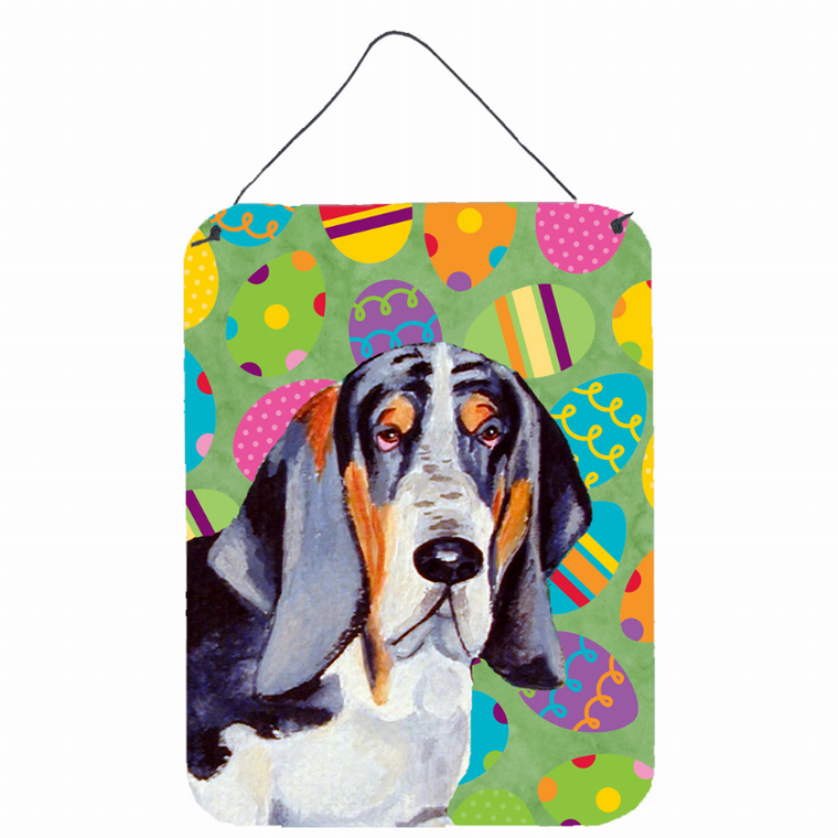 Easter Eggtravaganza Design with Dog Wall or Door Hanging Prints - 617375991828