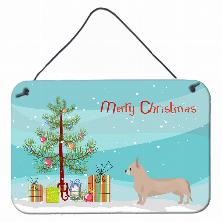Christmas Tree Design with Dog Wall or Door Hanging Prints - 194030022382