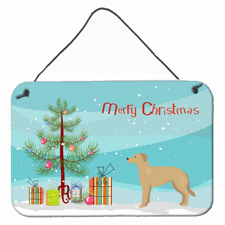Christmas Tree Design with Dog Wall or Door Hanging Prints - 194030022573