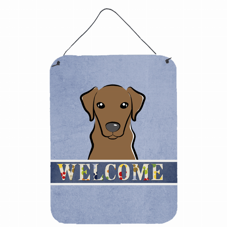Welcome Design with Dog Wall or Door Hanging Prints - 638508006455