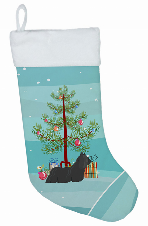 Christmas Tree and Dog on Christmas Stocking - 194030056042