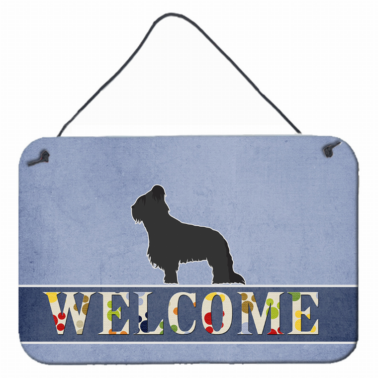 Welcome Sign with Dog Wall or Door Hanging Prints - 638508693228