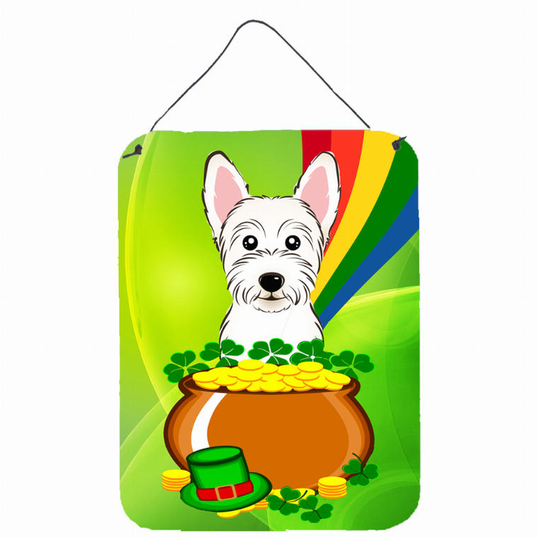 St. Patrick's Day Design with Dog Wall or Door Hanging Prints - 638508211279